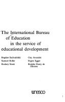 Cover for The International Bureau of Education in the service of educational development