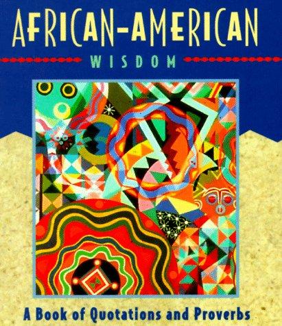 Cover for African-American wisdom