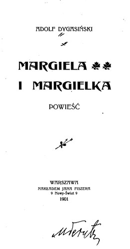 Cover for Margiela i Margielka