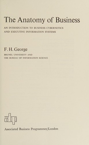 Cover for The anatomy of business