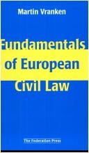 Cover for Fundamentals of European civil law and impact of the European Community