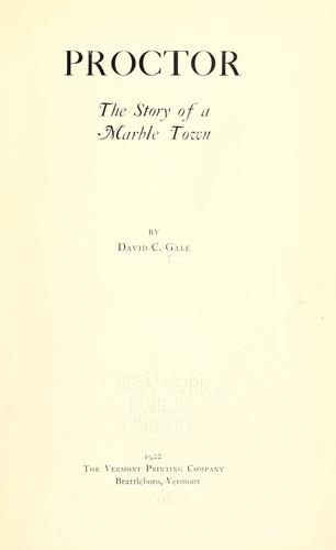 Cover for Proctor