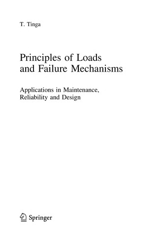 Cover for Principles of Loads and Failure Mechanisms