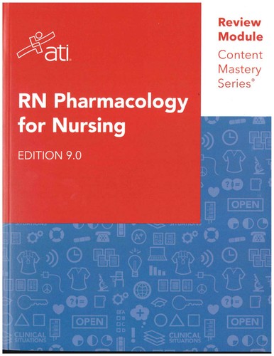 Cover for RN Pharmacology for Nursing Edition 9.0