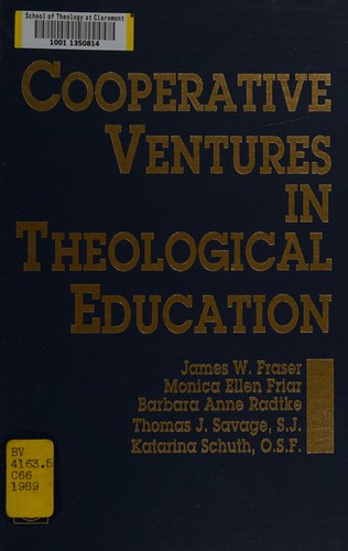 Cover for Cooperative ventures in theological education