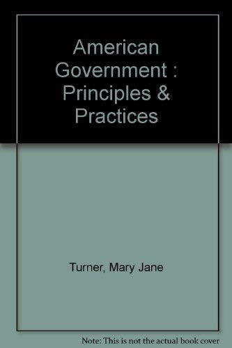 Cover for American Government Principles and Practices