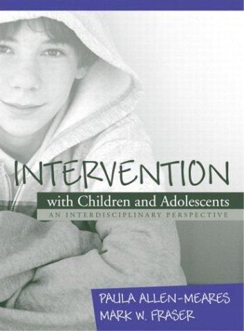 Cover for Intervention with Children and Adolescents