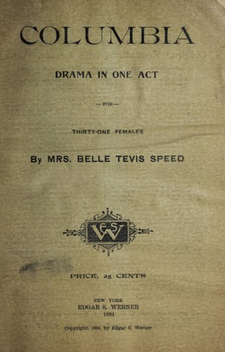 Cover for Columbia
