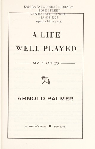 Cover for A life well played