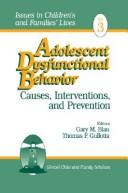 Cover for Adolescent dysfunctional behavior