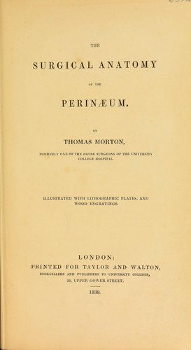Cover for The surgical anatomy of the principal regions of the human body