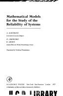 Cover for Mathematical models for the study of the reliability of systems