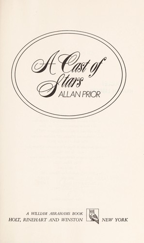 Cover for A cast of stars