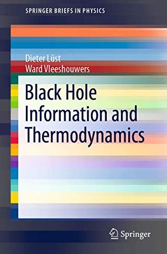 Cover for Black Hole Information and Thermodynamics