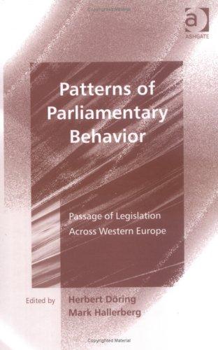 Cover for Patterns of parliamentary behavior