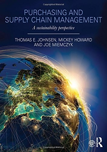 Cover for Purchasing and supply chain management