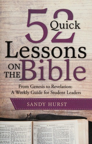 Cover for 52 quick lessons on the Bible