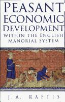 Cover for Peasant economic development within the English manorial system