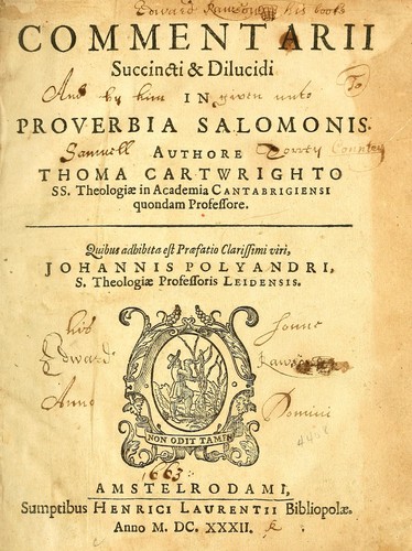 Cover for Commentarii succincti & dilucidi in Proverbia Salomonis