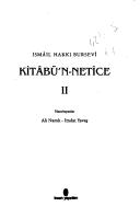Cover for Kitabu'n-netice (Irfan serisi)
