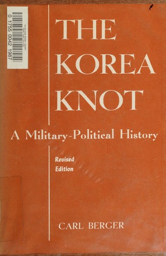 Cover for The Korea knot