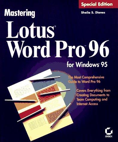 Cover for Mastering Lotus Word Pro 96 for Windows 95