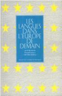 Cover for Les langues dans l'Europe de demain