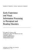 Cover for Early experience and visual information processing in perceptual and reading disorders.