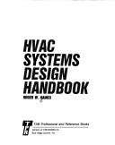 Cover for HVAC systems design handbook