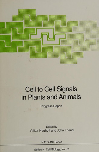 Cover for Cell to cell signals in plants and animals