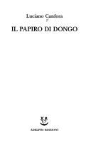 Cover for Il papiro di Dongo