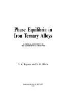 Cover for Phase equilibria in iron ternary alloys