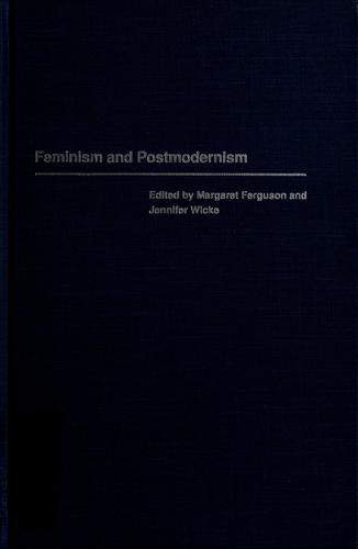 Cover for Feminism and postmodernism