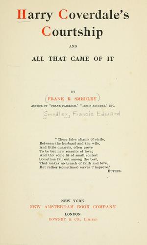 Cover for Harry Coverdale's courtship and all that came of it.
