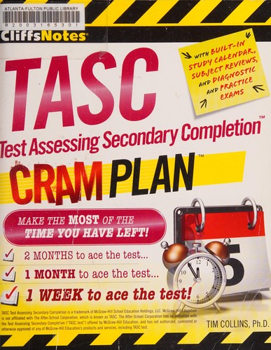 Cover for CliffsNotes TASC cram plan