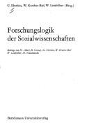 Cover for Forschungslogik der Sozialwissenschaften.