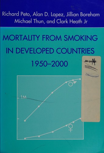 Cover for Mortality from smoking in developed countries, 1950-2000