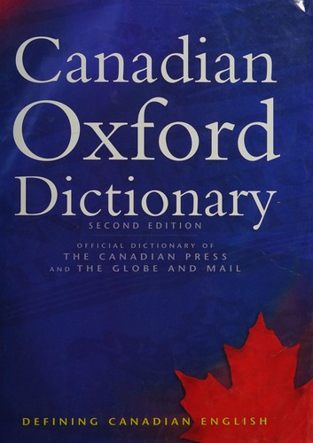 Cover for Canadian Oxford dictionary