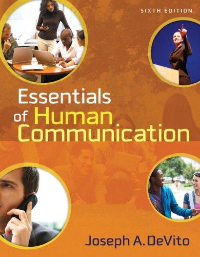 Cover for Essentials of Human Communication