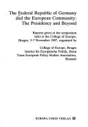 Cover for The Federal Republic of Germany and the European Community