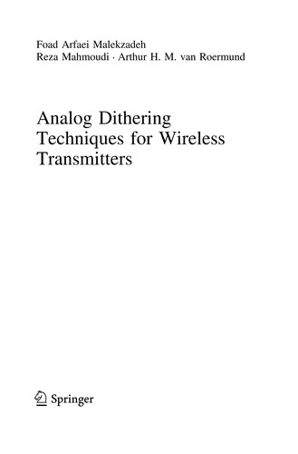 Cover for Analog Dithering Techniques for Wireless Transmitters