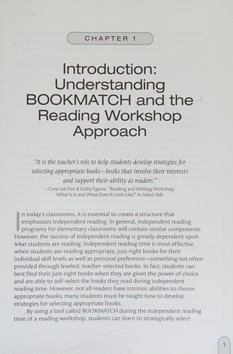 Cover for BOOKMATCH