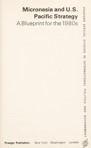 Cover for Micronesia and U.S. Pacific strategy