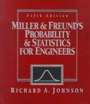 Cover for Miller and Freund's probability and statistics for engineers