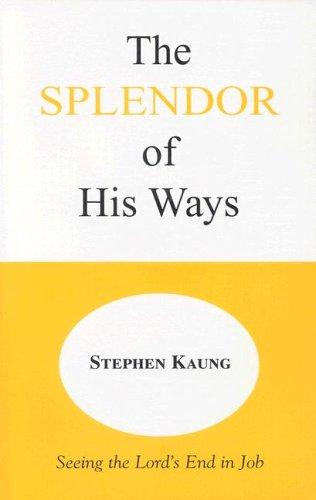 Cover for Splendor of His Ways