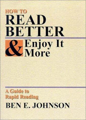 Cover for How to Read Better and Enjoy It More