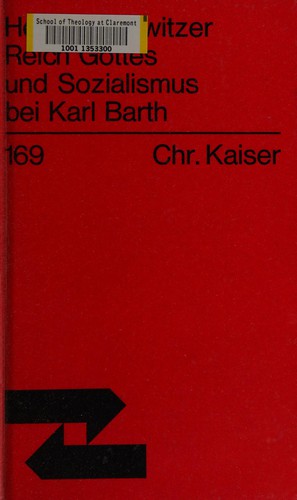 Cover for Reich Gottes und Sozialismus bei Karl Barth