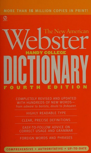 Cover for The new American Webster handy college dictionary