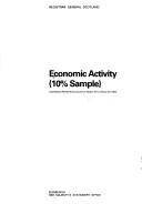 Cover for Economic activity (10% sample)