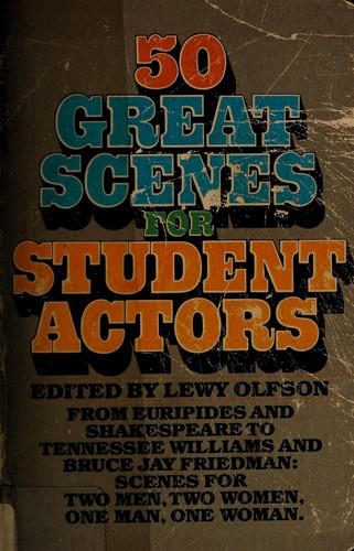 Cover for 50 great scenes for student actors